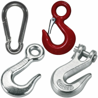 Karabiner, Lasthaken, Kettenhaken