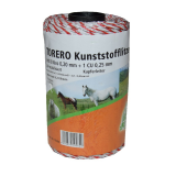 Torero Kunststofflitze&nbsp;200m wei&szlig;/rot