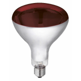 Infrarotlampe 250W Hartglas, rot