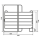 AKO Panel mit Tor 2,40 m, H 2,20m, vz (442594)