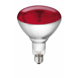 Hartglaslampe &quot;Philips&quot; 250W 240V, rot