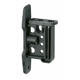 EASY-TAPE Klippisolator f&uuml;r Band + Seil, schwarz, 25 Stk.