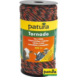 Tornado Litze, 200 m Rolle, braun-orange 5 Niro 0,20 mm, 1 Cu 0,30 mm