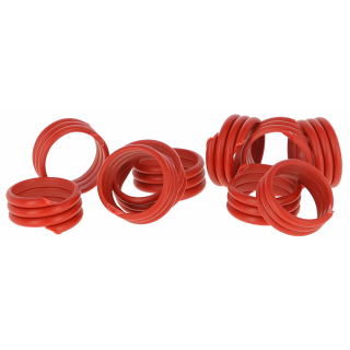 H&uuml;hnerringe 16mm 100er Pack rot