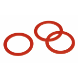 Dichtungsring HIKO Hartplastik rot 2,5mm, 5er-Pack...