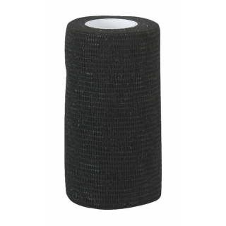 EquiLastic selbsthaftende Bandage, schwarz, 450cm x 7.5 cm