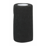 EquiLastic selbsthaftende Bandage, schwarz, 450cm x 7.5 cm