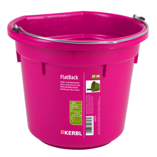 Futter-u. Wassereimer FlatBack ca. 20l, pink