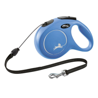 Flexi Leine CLASSIC M, 8 m, Seil, bis 20kg blau