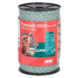 Premium Ultra Litze,2,5mm,400m wei&szlig;/orange 6xniro 0,2+3xCU0,3