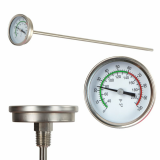 Stabthermometer 38cm mit Gewinde; 0&deg;C - 100&deg;C