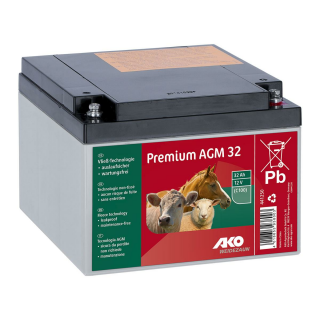 AKO Premium AGM Akku 12V / 32 Ah (C100)