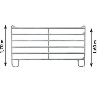 PATURA Panel Zaunteil 4,00 m, H 1,70 m, vz (310203)