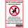 5 St&uuml;ck Warnschild &quot;Nicht mit Hundekot verschmutzen!&quot;  300 x 200 mm