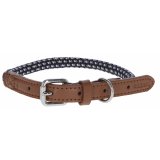 Halsband Phoenix, blau, 9mm / 30-40 cm