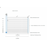 Euro-Netz Tor Jumbo 112/2 - 3,0 m breit