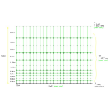 Gefl&uuml;gelnetz Premium elektrifizierbar, gr&uuml;n 50m, 122cm, Doppelspitze