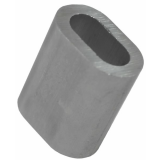 Aluminium-Pressklemme - f&uuml;r 4mm - Seil