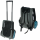 Trolley Vacation grau/blau, 41x26x55cm