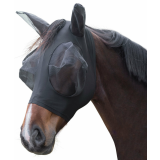 Fliegenschutzmaske FinoStretch II, Pony, schwarz